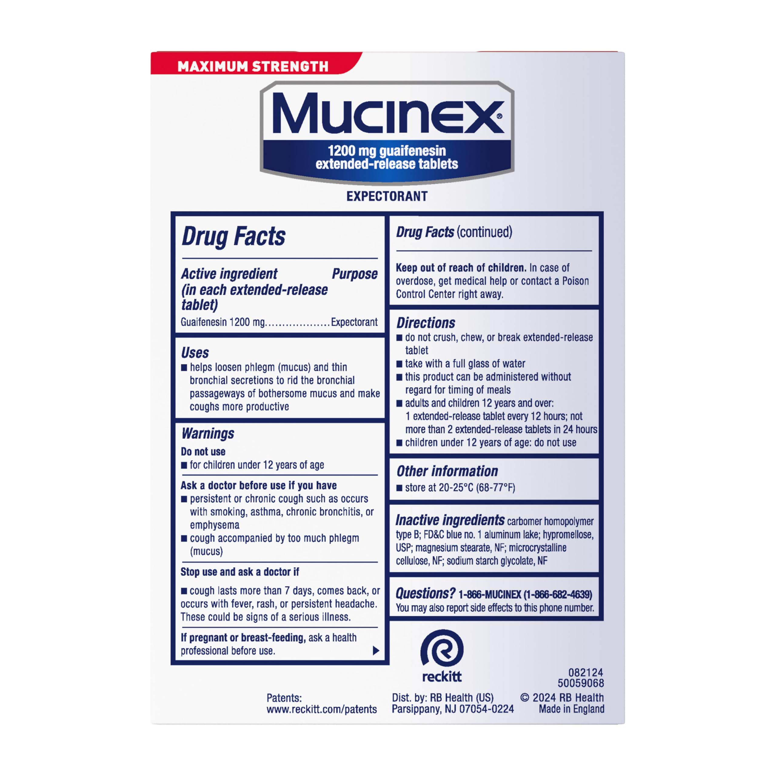 Mucinex packaging for adults cold and flu image suggests multi symptom support