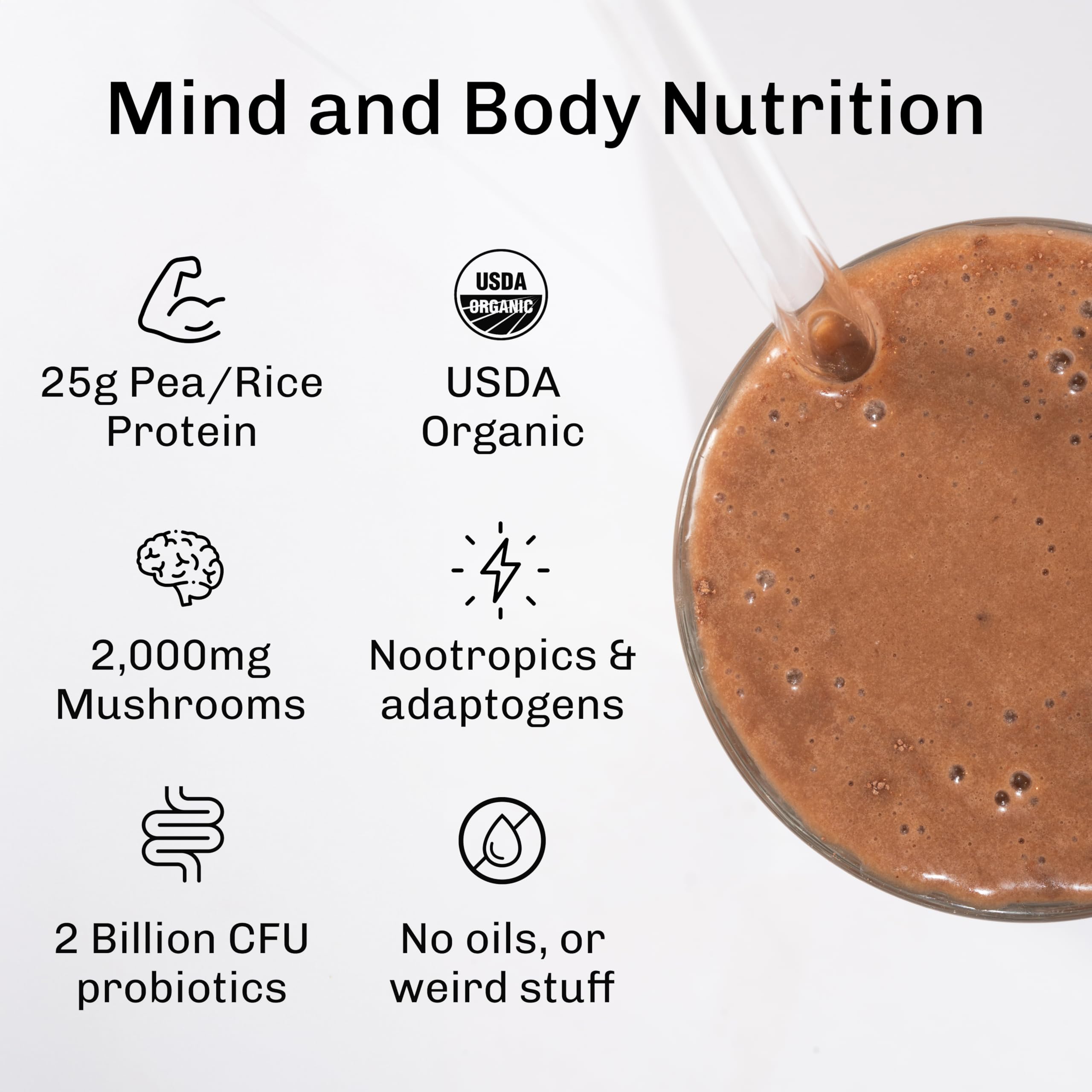 MUDWTR Nourish canister front view showcasing organic plant-based nutrition