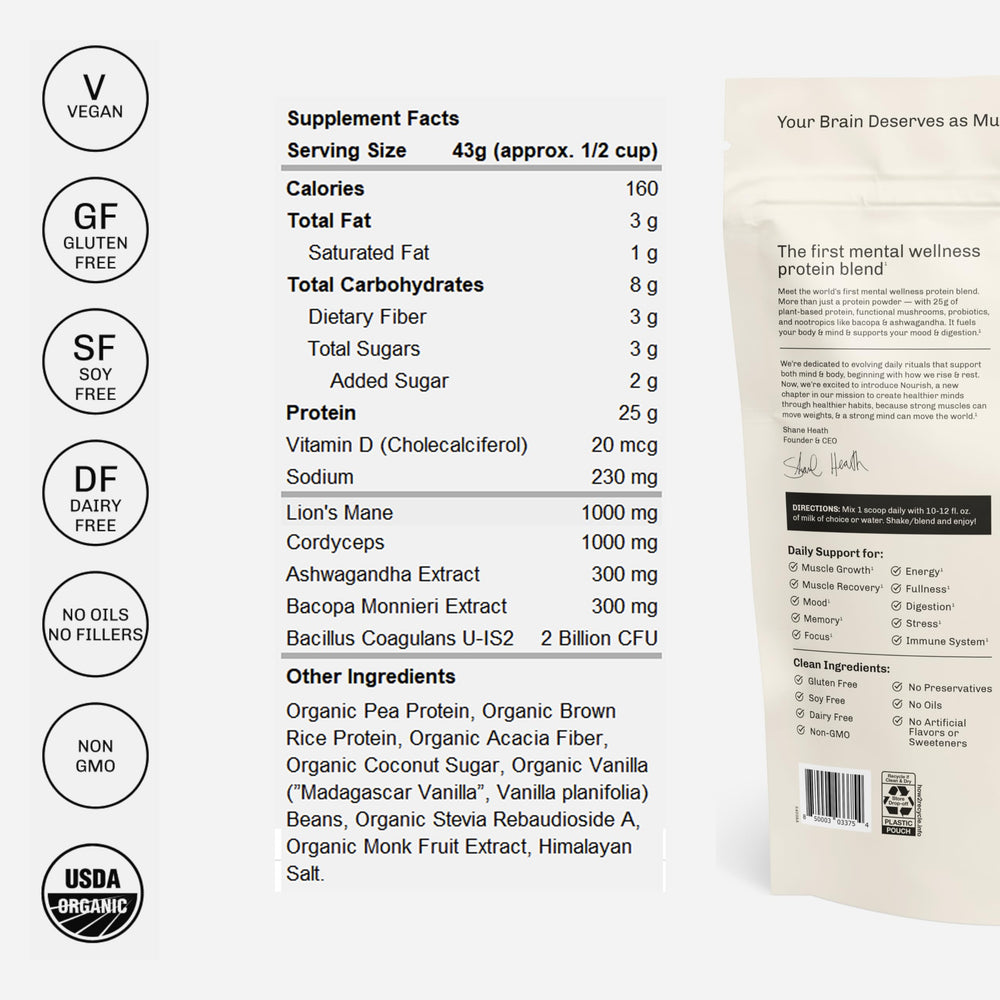 MUDWTR Nourish vanilla morning routine shot implies quick start
