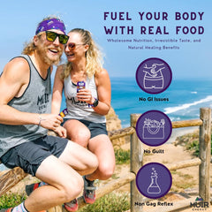 Organic real-food ingredients on label highlight easy-digest fueling from Muir gel.