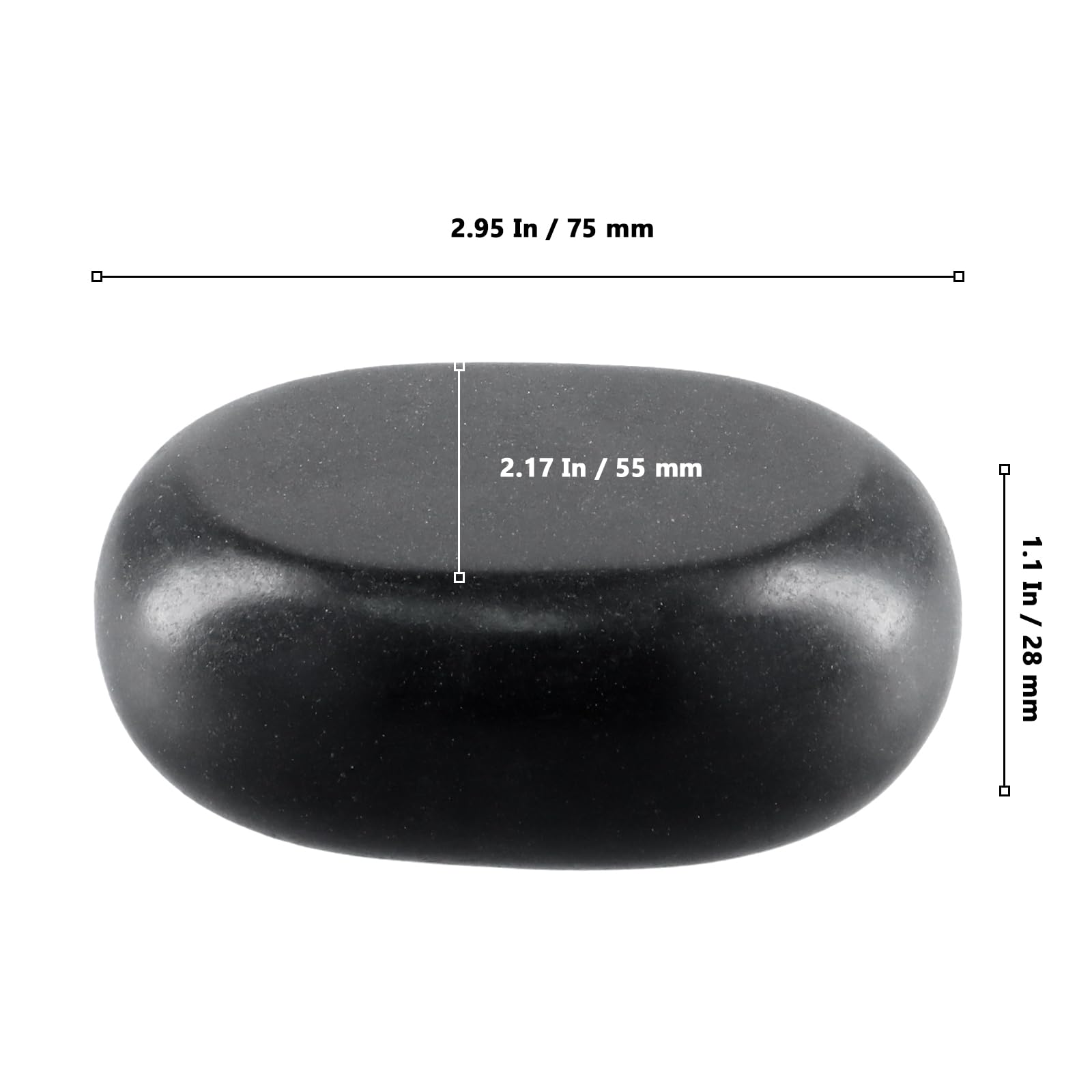MUKLEI basalt hot stones set designed for spa-grade relaxation and efficient heat retention