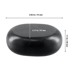 MUKLEI basalt hot stones set designed for spa-grade relaxation and efficient heat retention