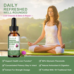 Mulittea Liver Health Drops 60ml bottle ready for daily use