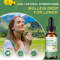 Natural mullein leaves and flowers featured in Mulittea Drops formula.