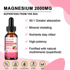 Mulittea triple magnesium glycinate and citrate ingredients for balanced absorption.