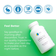 Mulligan Caps travel-friendly pack for on-the-go preparations.