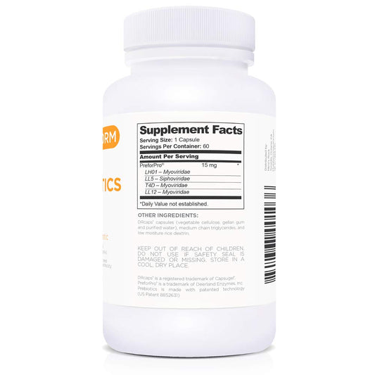 Multiform Vitamins Prebiotics bottle pouring, suggesting easy daily intake