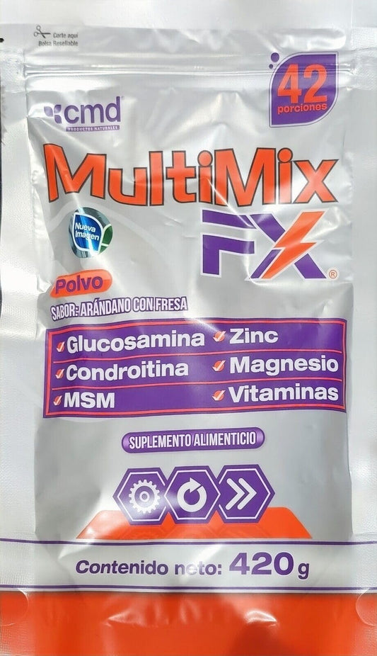 MULTIMIX glucosamine blend bottle pour supports joint comfort and daily mobility.