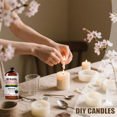 Gift box packaging featuring MUMAZYL Cherry Blossom Oil.