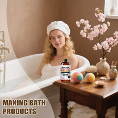 Soap and candle making with MUMAZYL Cherry Blossom Oil.