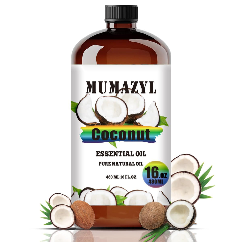 MUMAZYL coconut oil in an amber glass bottle 16oz preserves quality and freshness.