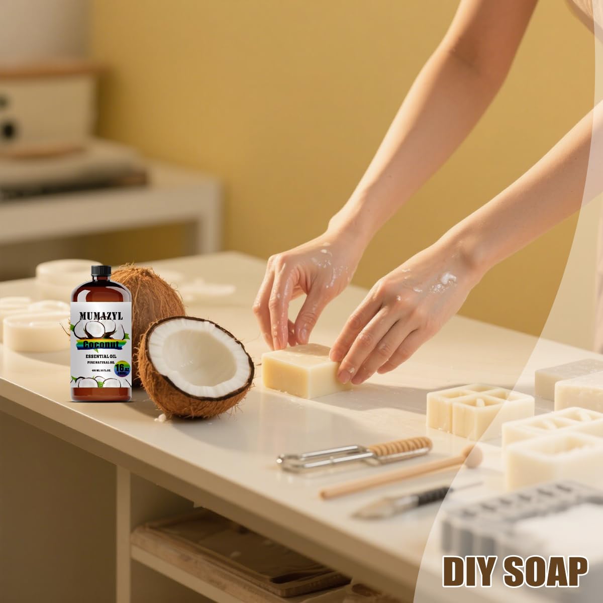 MUMAZYL coconut oil gift box presentation, ideal for gifting.