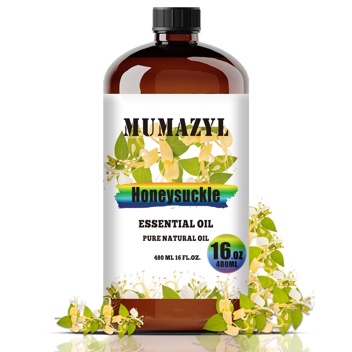 MUMAZYL Honeysuckle oil 16oz bottle for diffuser use and mood ambience