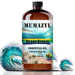 MUMAZYL Ocean Breeze diffuser setup creates fresh room ambiance.