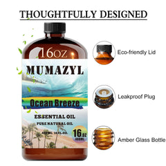 MUMAZYL Ocean Breeze aroma for humidifiers and living spaces.