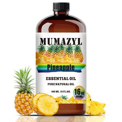 MUMAZYL Pineapple oil in amber bottle for diffusers and crafts.