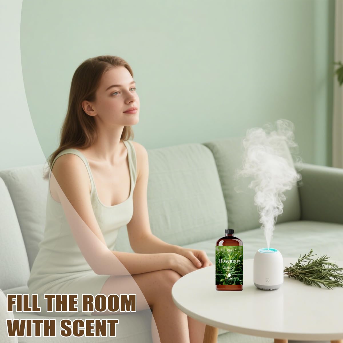 Gift-ready MUMAZYL rosemary essential oil box for thoughtful presents
