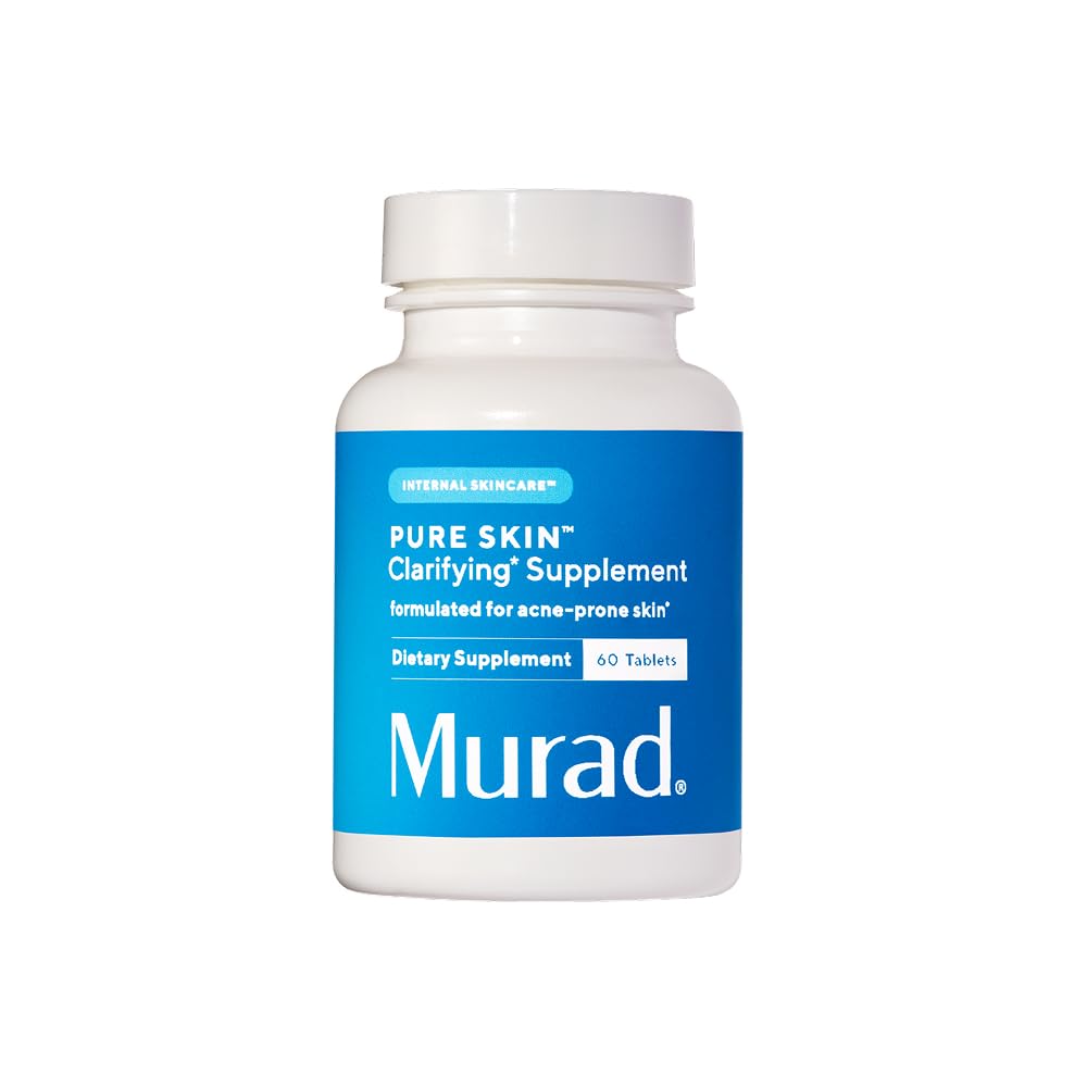 Murad Pure Skin Acne Supplements bottle supports balanced skin health