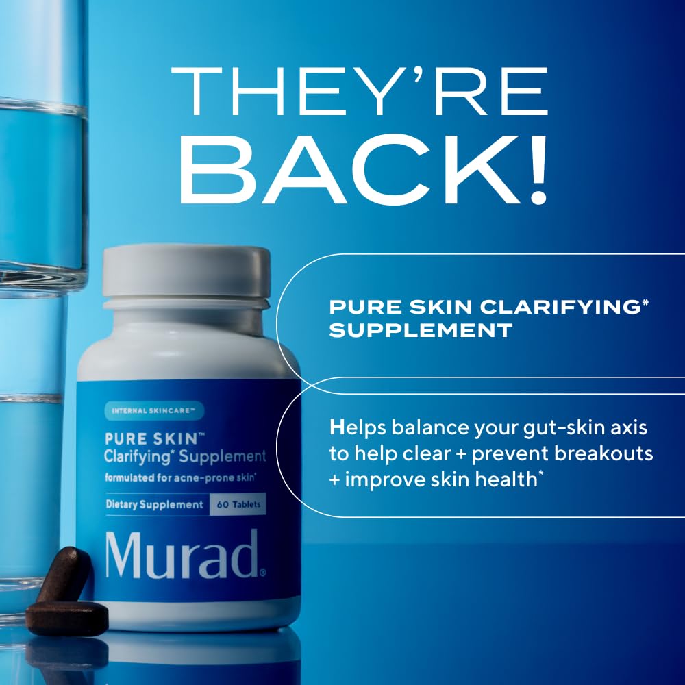 Murad Pure Skin Acne Supplements oil balance focus helps regulate oil