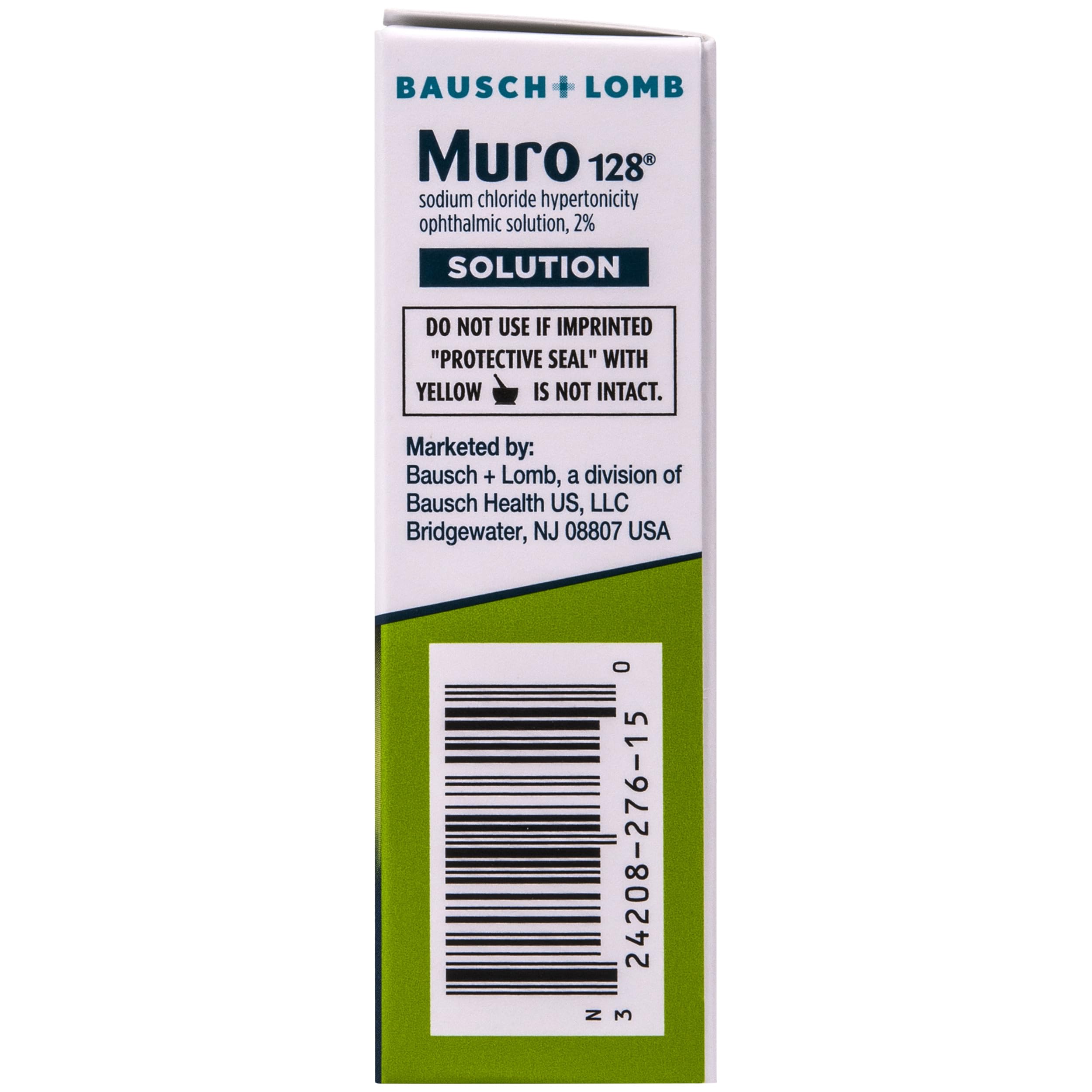Muro 128 eye drops label image brand trust for corneal care