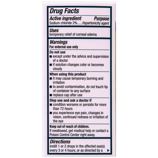 Muro 128 eye drops drop-application for easy, regular use