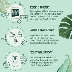 Murphy's Naturals gear-friendly formula shown on clothing or equipment