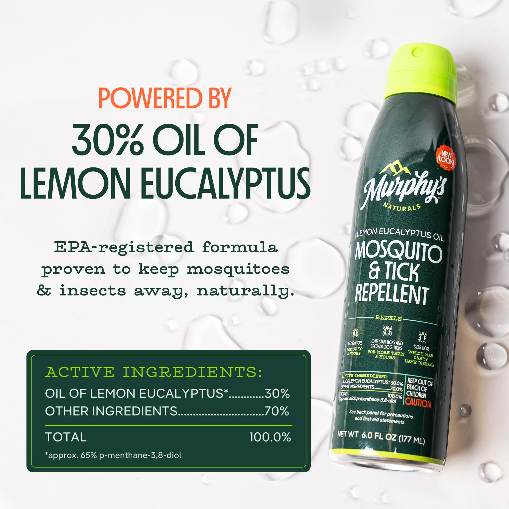 Murphy's Naturals in outdoor usage image shows hiking and camping scenarios