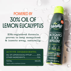 Murphy's Naturals in outdoor usage image shows hiking and camping scenarios
