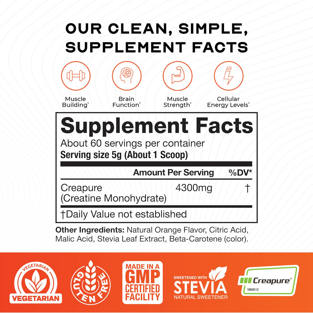 Muscle Feast Creapure powder in shaker for easy mixing.
