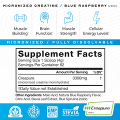 Muscle Feast Creapure powder dissolving easily in water