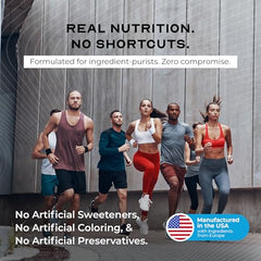 Muscle Feast grass-fed whey isolate new packaging design closeup