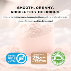 Muscle Feast Grass-Fed Whey Isolate label notes rBST-free origin.