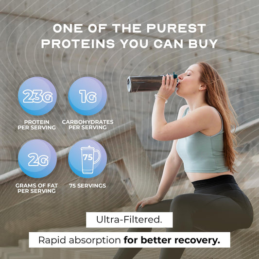 Muscle Feast grass-fed whey concentrate scoop for precise daily protein portions