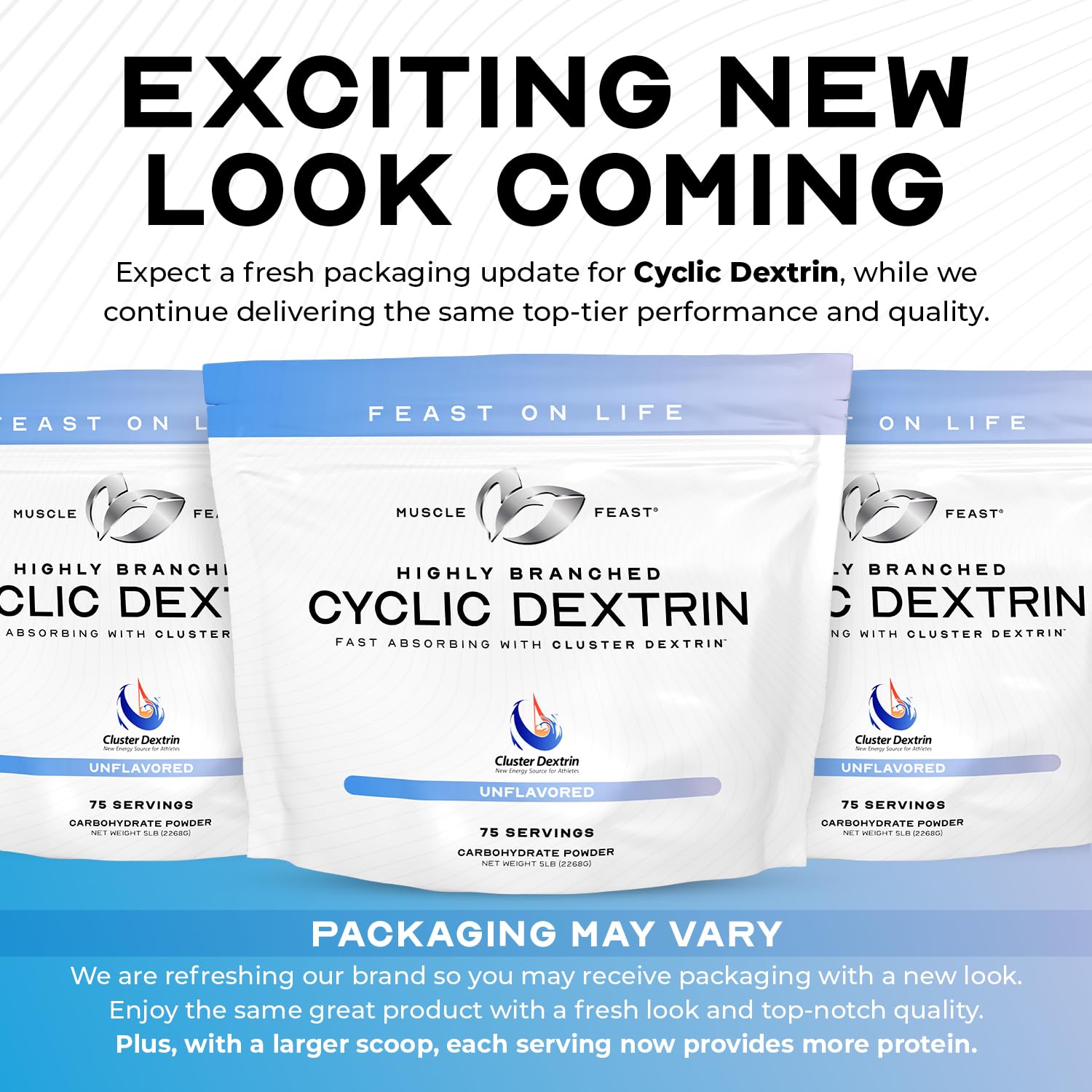 Muscle Feast HBCD powder being mixed for fast energy delivery.