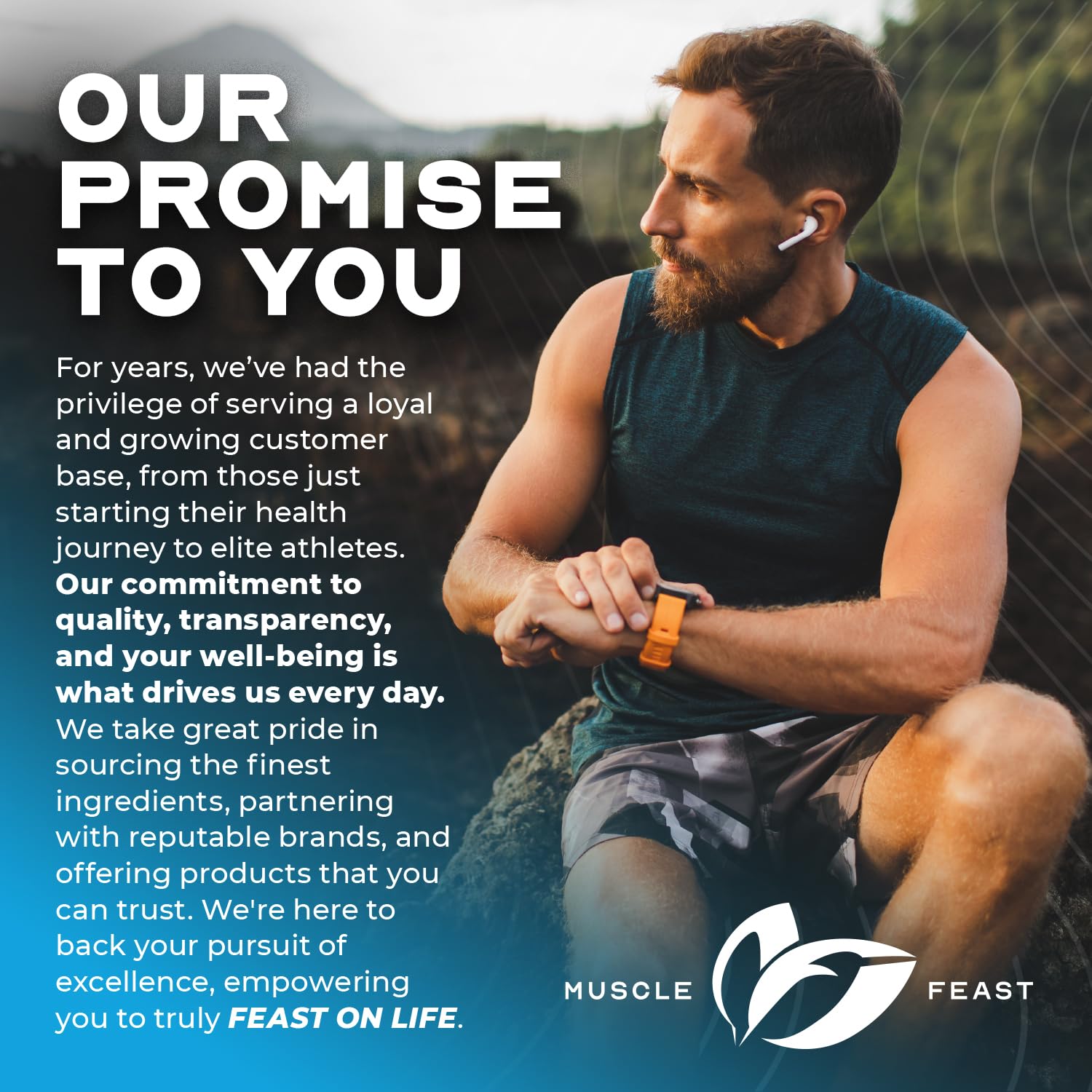 Muscle Feast HBCD powder unflavored formula with natural ingredients.