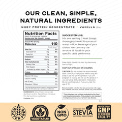 Close-up of Muscle Feast whey powder showing fine texture for easy mixing