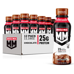 Muscle Milk Genuine Protein Shake Chocolate bottle for easy post-workout or breakfast use