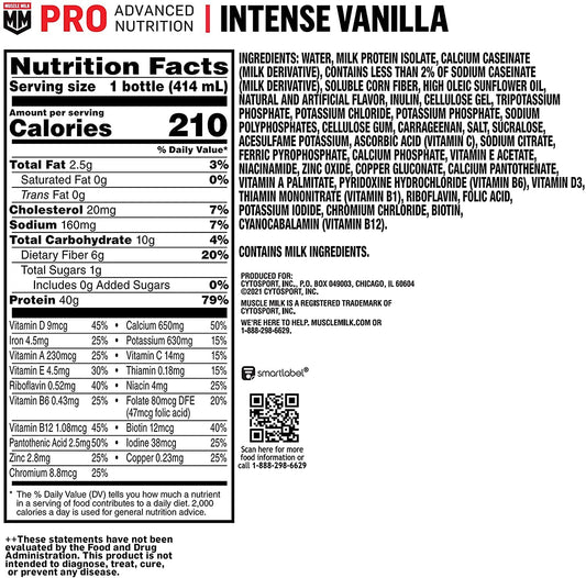 Muscle Milk Pro twelve-pack packaging for convenient fueling