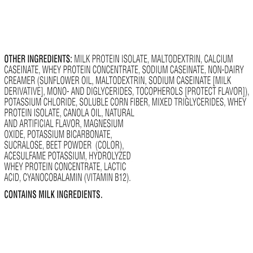 NSF Certified for Sport badge on Muscle Milk Pro Series product.