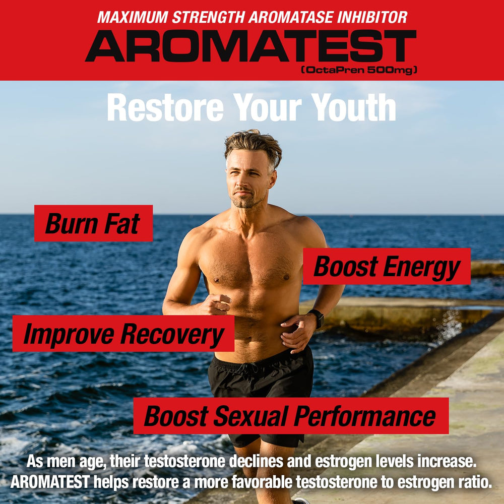 MuscleMeds AROMATEST 8-PN ingredient closeup highlights potency.