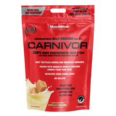 MuscleMeds Carnivor beef protein isolate jar for lean muscle growth