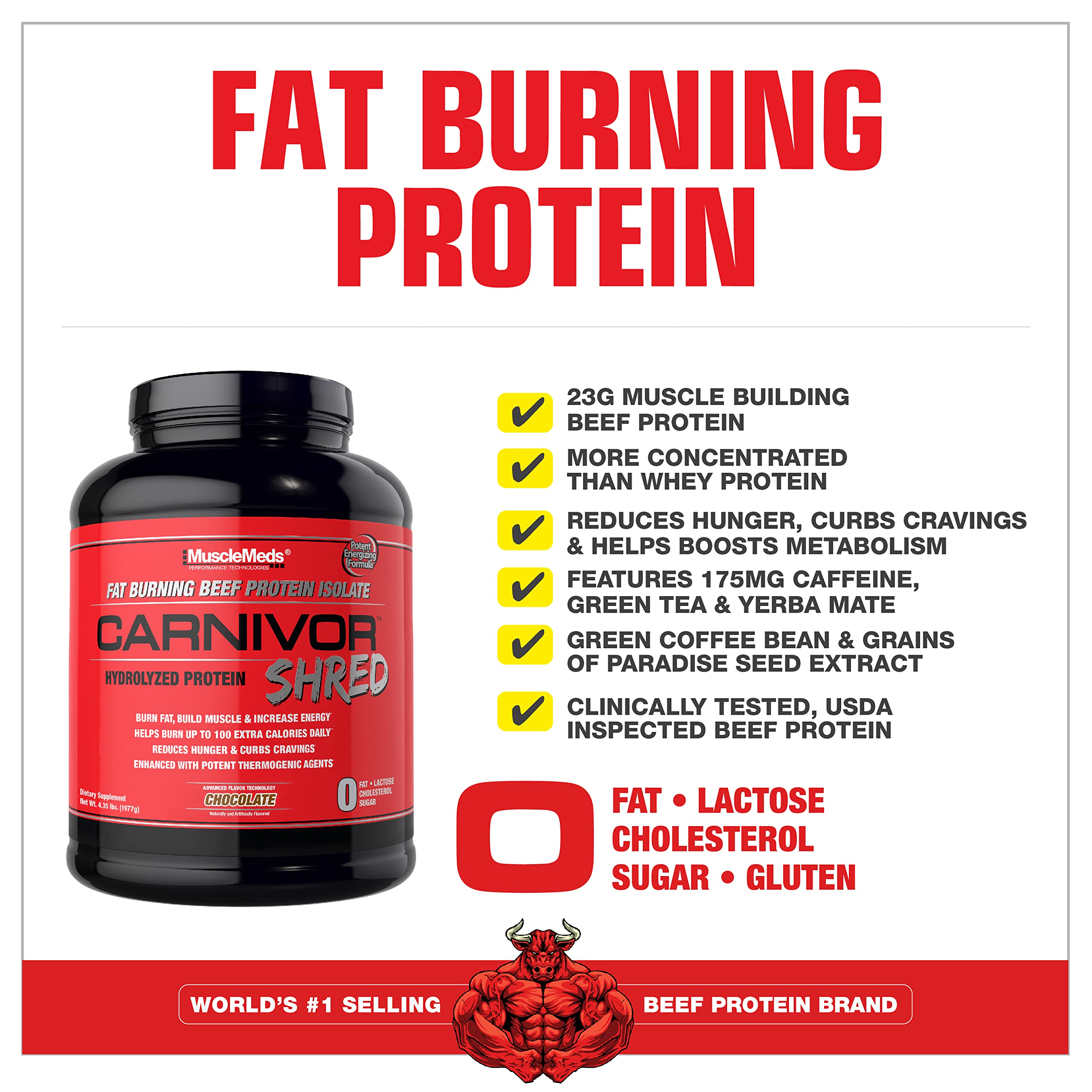 Shaker cup with MuscleMeds Carnivor Shred ready after workout
