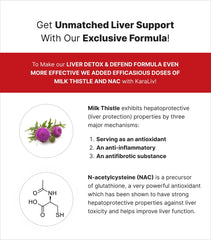 KaraLiv blend detail in Liver Detox emphasizing herbal components and potency