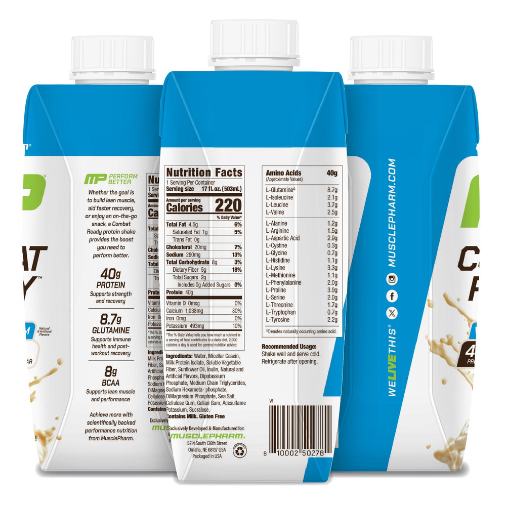 MusclePharm Combat Ready 12-pack promo image signaling bulk value