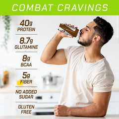 MusclePharm Combat Ready 5g Fiber RTD bottle aids satiety and daily nutrition