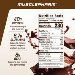 MusclePharm Combat Ready 8.7g Glutamine RTD bottle supports recovery-minded nutrition