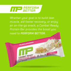MusclePharm Combat Ready Bar chicory fiber detail emphasizing digestion support.