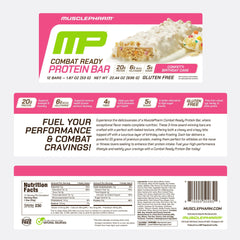 MusclePharm Combat Ready Bar use during training sessions for sustained energy.