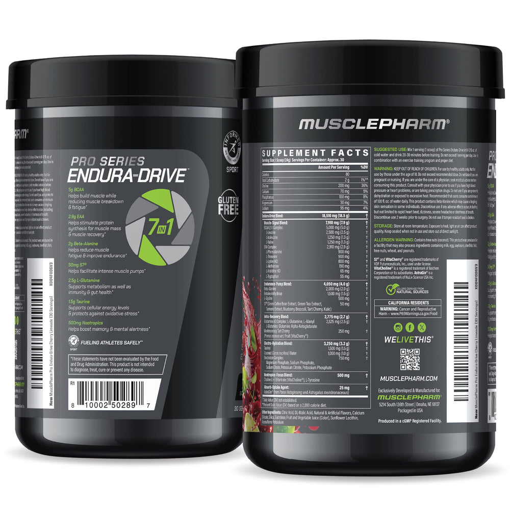 Cherry Limeade flavor ready for pre-workout rituals.