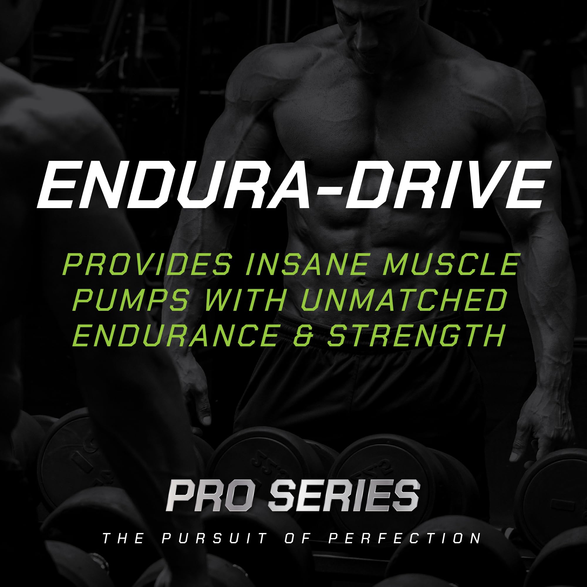 MusclePharm Endura-Drive label close-up showing ingredients and nutrition.
